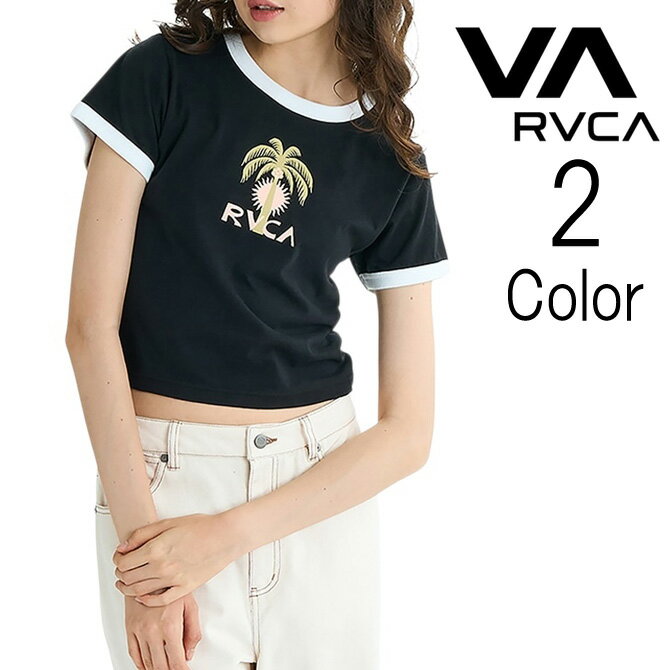 Rakuten - ルーカ Rvca ルカ レディース PALM TREE BABY RINGER SS TEE 半袖Tシャツ bf04c205