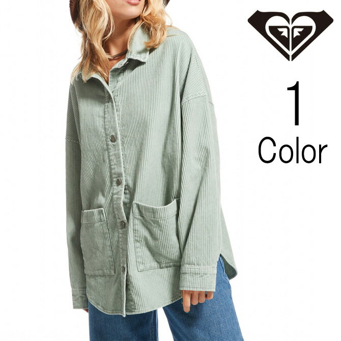 ロキシー Roxy レディース　KICK BACK WASHED CORD コーデュロイ シャツ