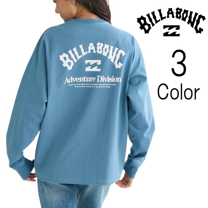 ビラボン Billabong レディース ADIV LOGO WARM BOX LOOSE FIT LS TEE ロンT 長袖Tシャツ bf014061