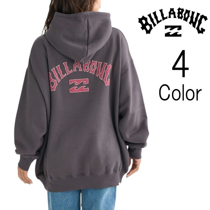 Rakuten - ビラボン Billabong レディース ARCH LOGO BIG LOOSE PARKA プルオーバー パーカー bf014016
