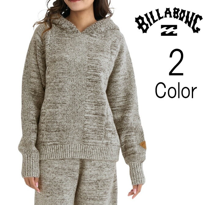 Rakuten - ビラボン Billabong レディース RAGLAN KNIT HOODIE トップス ニットパーカー セットアップ bf014604
