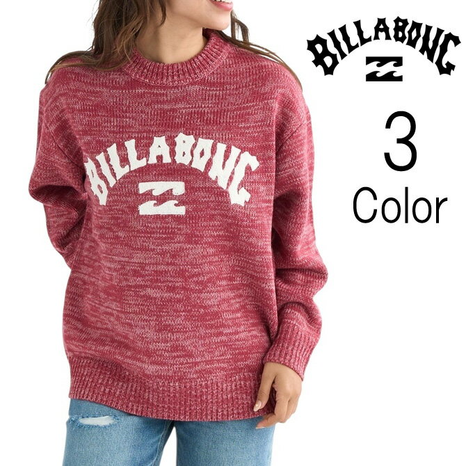 樂天商城 - ビラボン Billabong レディース ARCH LOGO JQ CREW SWEATER トップス ニット セーター bf014606