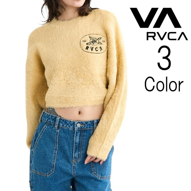 乐天商城 - ルーカ Rvca ルカ レディース LOOSE FIT JACQUARD KNIT セーター bf044652