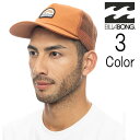 ビラボン Billabong メンズ ADIV TWILL TRUCKER CAP メッシュキャップ be011960