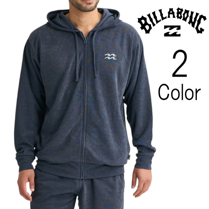 Rash Guards - ビラボン Billabong メンズ UTILITY PILE ZIP PARKA 水陸両用 長袖 セットアップ ジップアップ パーカー bg011874