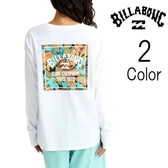 Rakuten - ビラボン Billabong レディース MORFY LOGO BOAT NECK TEE RASH 長袖 ラッシュTシャツ ラッシュガード bg013856
