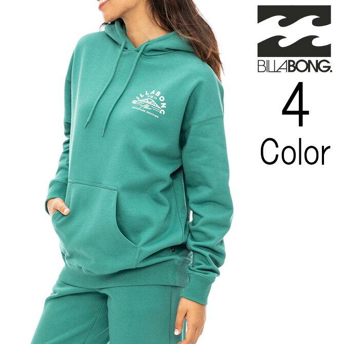 ビラボン Billabong レディース ADIV LOGO SWEAT PARKA 長袖 プルオーバー パーカー bd014036