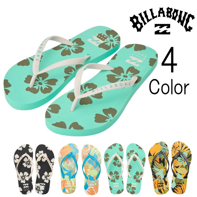 Rakuten - ビラボン Billabong レディース PRINTED FLIP FLOPS ビーチサンダル bg013941