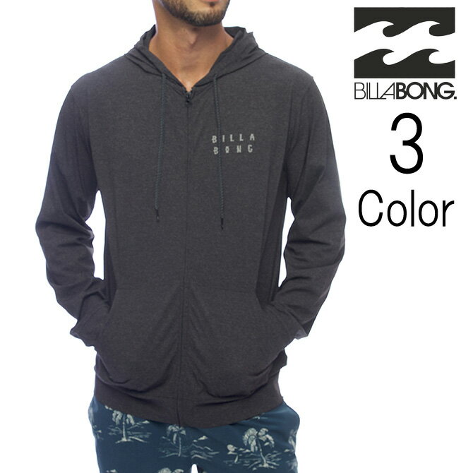 ビラボン Billabong メンズ SURF FLEX ZIP PARKA 水陸両用 長袖 ラッシュガード パーカー UPF15-30 bc011857