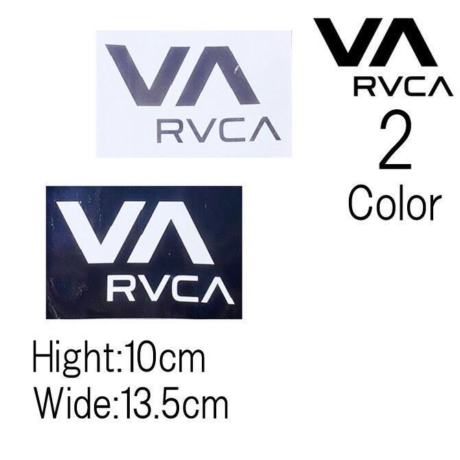 ルーカ Rvca ルカ VA RVCA W135 STICKER ロゴ プリントステッカー