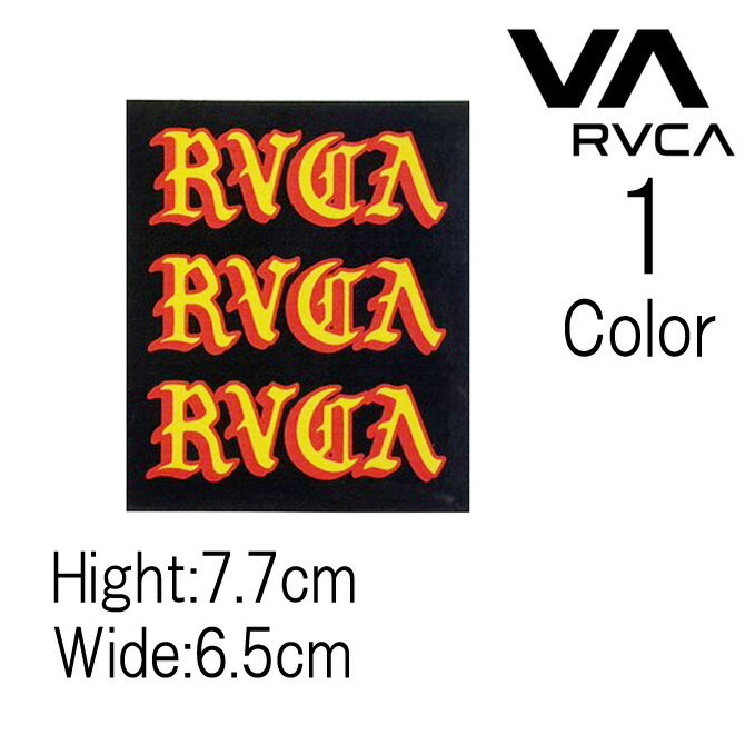 ルーカ Rvca ルカ STANDARD ISSUE STICKER サークルロゴ プリントステッカー