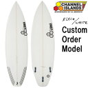 カスタムオーダー チャンネルアイランド アルメリックサーフボード　ブラック＆ホワイト / CustomOrder ChannelIslands Almerrick SurfBoards　The Black and White