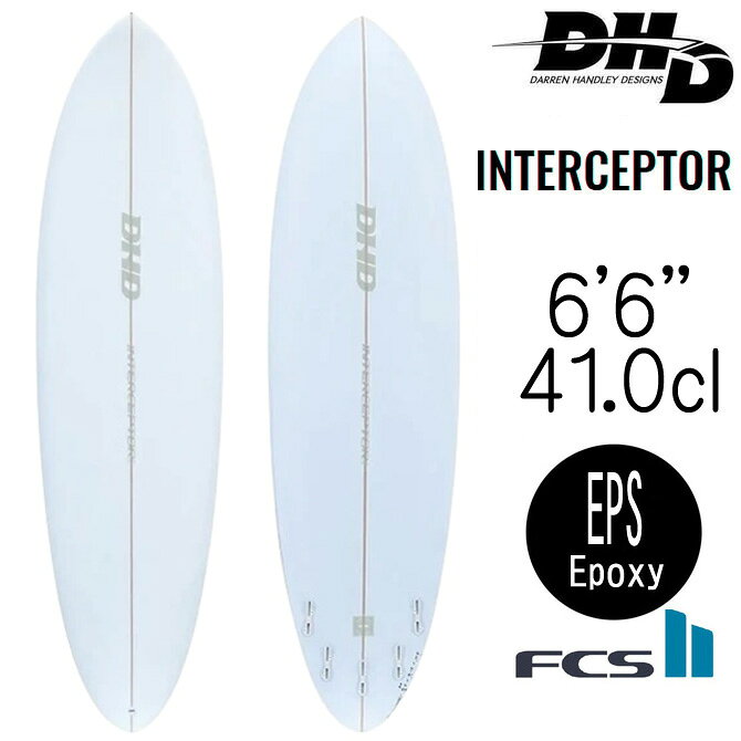 Surfing - DHD サーフボード インターセプター ミッドレングス エポキシ モデル 6'6