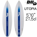 DHD サーフボード ユートピア モデル 5'10"×18 7/8"×2 3/8" 27.5L / DHD Utopia Model