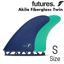 t[`[ tB@AL ACp cC f t@Co[OX cCtB / Futures Fin Akila Aipa Twin FiberGlass TwinFin