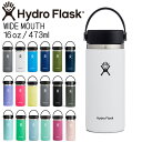 nChtXN Hydro Flask 16oz 473ml Wide Mouth XeX{g White