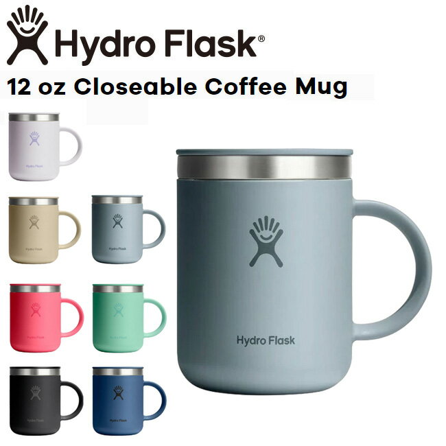 Rakuten - ハイドロフラスク Hydro Flask 12oz 354ml Closeable Coffee Mug ステンレスマグ ShaleGray