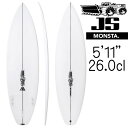 JS サーフボード モンスタ10 モデル 5'11