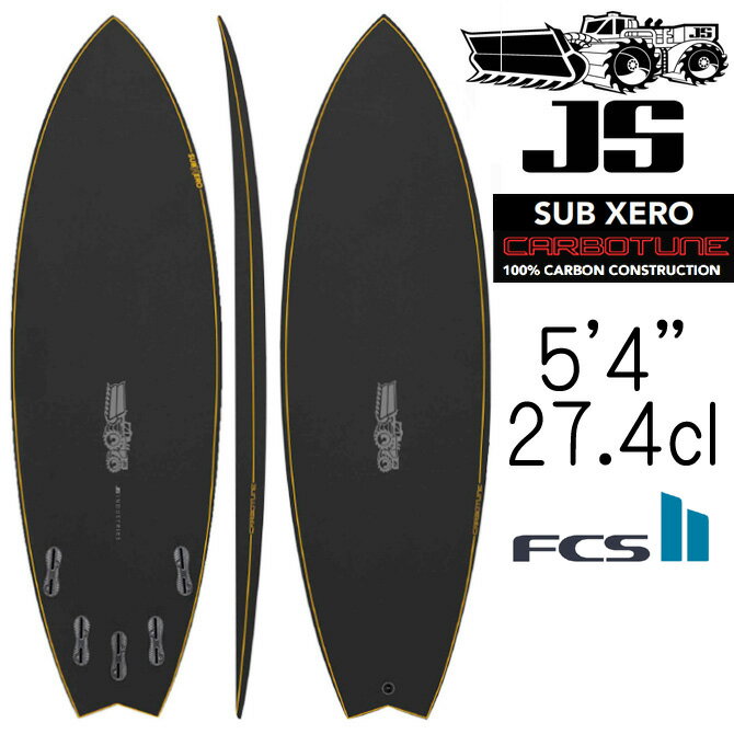 JS サーフボード サブゼロ カーボチューン モデル 5'4"×19 1/2"×2 7/16" 27.4L / JS Industries SubXero Carbotune Model