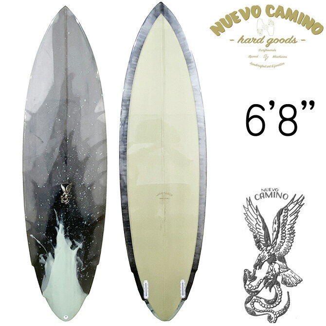 ヌエヴォカミーノ サーフボード　モーメント ツインピン モデル 6'8