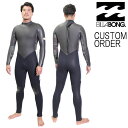 オーダー ビラボンウェットスーツ 5/3mm セミドライフルスーツ バックジップ タイラー ウォーレン モデル / Order Billabong WetSuit 5/3mm SemiDry Fullsuit BlackZipper Model Tyler Warren Series / メンズ