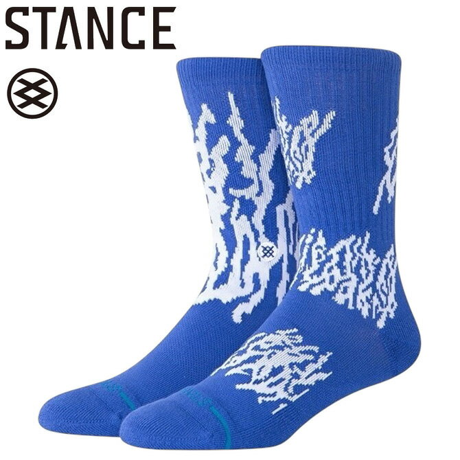 Rakuten - スタンス Stance メンズ グレイシア クルー モデル ソックス 靴下 Glacier Model Crew Socks