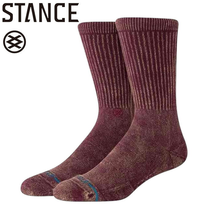 Rakuten - スタンス Stance メンズ アイコン ダイ クルー モデル ソックス 靴下 Icon Dyed Model Crew Socks