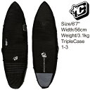 クリエイチャー ショートボード ハードケース トリプルケース 201cm フィッシュ レトロ / Creatures Of Leisure SurfBoards...