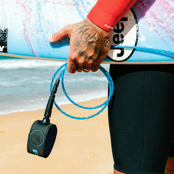 DLIGHT by the Sea(バイザシー)のエフシーエス フリーダム ヘリックス リーシュ オールラウンド 1.83m×6.5mm / Fcs Freedom Helix Leash All Round 6ft｜アングル2
