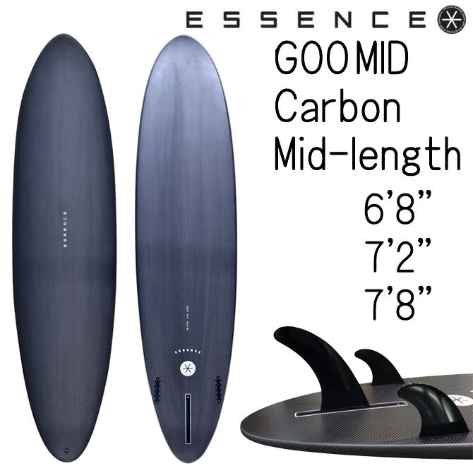 メーカー希望小売価格はメーカーカタログに基づいて掲載していますBRAND Essence SurfBoards / エッセンス サーフボード 元日本チャンピオンのプロサーファー・関野聡氏が監修する、高品質でコストパフォーマンスに優れた日本のサーフボードブランドです。日本のビーチブレイクやパワーのない波でも高い性能を発揮するよう設計されています。 ITEM サーフボード INFO ■Product Info～■ シングルBOXフィン・サイドフィン付属、様々なサーフスタイルにマッチ。ロッカーをおさえて、ノーズ幅を広めにとることでテイクオフスピードを高めています。さらにEPS素材のため、ミッドレングスなのにアクションが入れやすく、超軽量のため持ち運びがしやすいのも魅力的。また、波に合わせてフィンセッティングを変更することが可能で、あらゆるコンディションにフィットします。 素材：EPS FORM / CARBON テール：ROUND PIN フィンシステム：SINGLE BOX + SIDE FIN（FUTURES） 付属フィン：7" SINGLE BOX FIN + SIDE FIN (FUTURE FIN) ORDER こちらの商品はメーカー在庫確認後、メーカーよりお客様の元へ直送となります。 配送業者は西濃運輸となり、全て営業所止め対応でのお届けとなりますのでご注意ください。