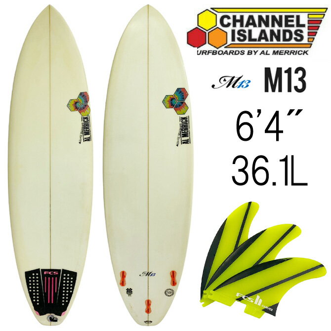 【中古】チャンネルアイランド アルメリック サーフボード M13 EPS モデル 6'4