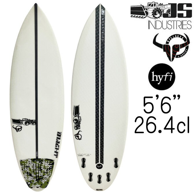 ֡šJSեܡ ֥륺 ϥե EPS å ǥ 5'6" 26.4L 桼ɥܡ / UsedSurfboard JS Industries SurfBoards Bulls Eye Hyfi EPS Occy Model 167.6cmפ򸫤