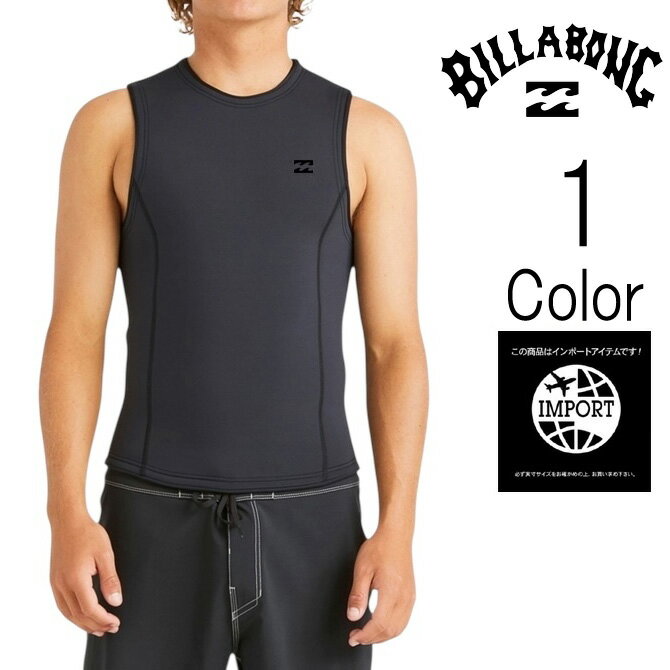 樂天商城 - ビラボン Billabong メンズ 101 ABSOLUTE NATURAL VEST ウェットスーツ 2mm ベスト ジャケット タッパー bg018003