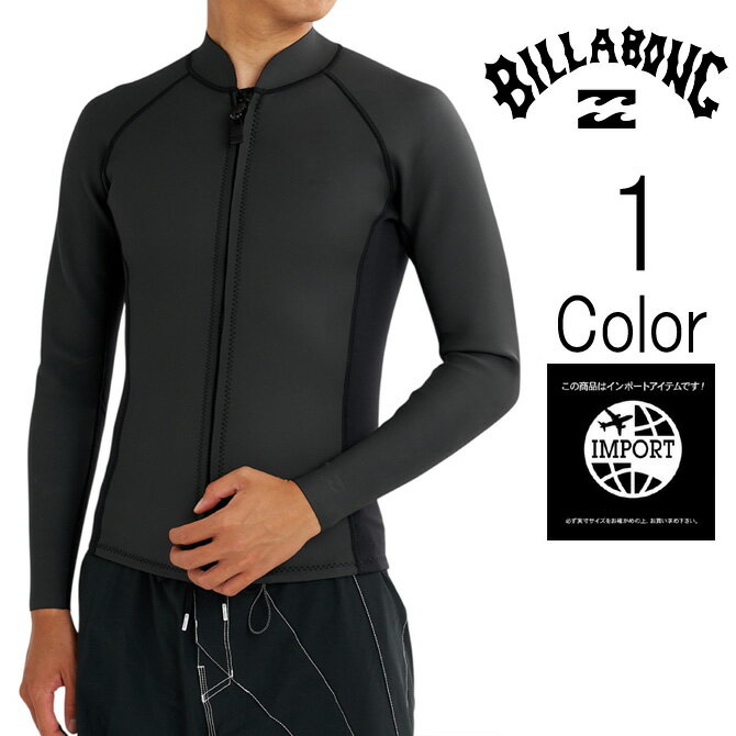 樂天商城 - ビラボン Billabong メンズ 101 ABSOLUTE OG JACKET ウェットスーツ 1mm ロングスリーブ フロントジップ ジャケット タッパー bg018154