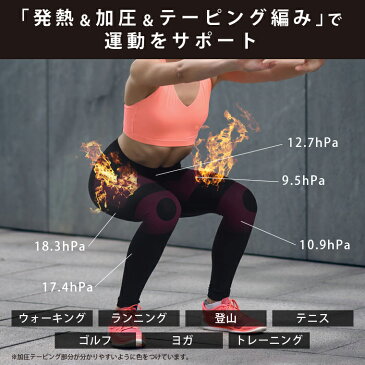 クーポン最大15%OFF!ウォーキングスパッツ スポーツスパッツ レディース 加圧 プロ仕様 段階着圧 女性用 プレスリム むくみ 浮腫 骨盤 太もも 痩せ ダイエット 膝 ひざ レギンス ガードル 発熱 厚手 日本製 引き締め UVカット ゴルフ 登山 ランニング ヨガウェア メール便