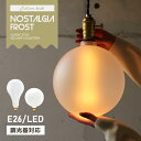 調光器対応 E26ノスタルジアBIGノーマル E26ノスタルジアBIG GLOBE エジソンバルブLED エジソン電球 LED電球 フロストガラス 艶消し マット すりガラス 3.5W 大きい ボール球 ボール型 ビッグ ラージ A形電球 眩しくない 電球色 暗め 間接照明 裸電球 おしゃれ