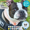 【正規販売店】SUO クールリング for dogs ボタン付き 28℃ ICE COOL RING SSサイズ 28℃ アイスクールリング スオ アイスリング 犬 冷感 保冷 暑さ 熱中症対策 夏 ペット用 ひんやり クール バ…