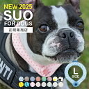 【15時まで当日発送(土日祝除く)】【正規販売店】2025モデル SUO クールリング for dogs ボタン付き 28℃ ICE COOL RING Lサイ...