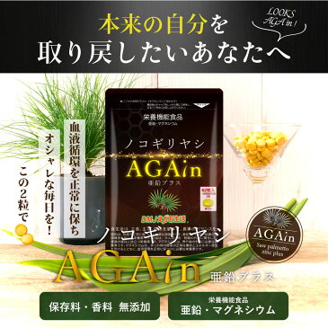 【送料無料 栄養機能食品】ノコギリヤシ AGA in 亜鉛プラス DMJえがお生活31日分 | ノコギリヤシ サプリメント ノコギリヤシ サプリ 亜鉛 サプリメント 亜鉛サプリ マグネシウム 血液循環を正常に保つ サプリメント 健康食品 サプリ 錠剤 粒 1ヶ月分