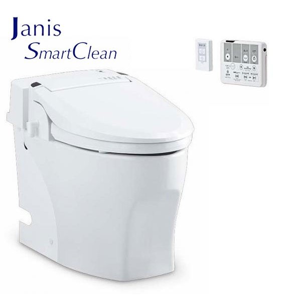 ジャニス SmartClean スマートクリン 一般地用 リフォーム配管 タンクレストイレ SMA892SR 便器セットCS8904SGR-B 温水洗浄便座JCS-602DRN