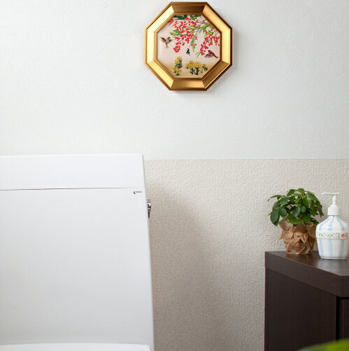 【直送品】【代引き不可】真 八方厄除消災南天福寿 置物 開運 トイレ 風水アート 幸運 厄除け 金運 グッズ 風水 八角形 八角額 烏枢紗摩明王 梵字 霊木 南天 福寿草 夫婦雀 縁起物 開運グッズ 風水グッズ 開運アイテム グッズ おすすめ 通販 人気 dmpl-10002023 ディンプル サンプル画像3