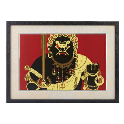 【直送品】【代引き不可】イスム HAKUジクレ pop'n Buddha 不動明王 絵画 仏画 イSム isumu 仏像 アート ジクレー版画 インテリア おし...