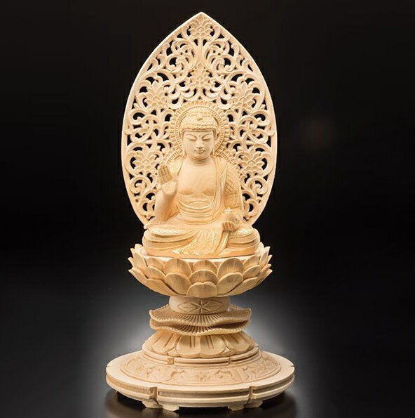 檜彫り 薬師如来坐像 開運インテリア 開運 守護 薬師如来 仏像 木彫 彫刻 幸運 福運 守護 お守り 病気平癒 健康長寿 災難除去 安産祈願 大医王 医王善逝...