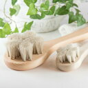 アートブラシ ボディブラシ&フェイスブラシセット ボディブラシ バス用品 白馬毛 洗顔ブラシ 天然木 ひのき さくら 花びら型ブラシ 天然毛 洗顔 ブラシ ブラ...