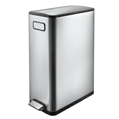 Rakuten - 【直送品】【代引き不可】EKO エコフライ ステップビン 20L+20L EK9377MT-20L+20L シルバーゴミ箱 ステンレス製 ダストボックス ふた付き おしゃれ ペダル式 ステンレスゴミ箱 ステンレス製ダストボックス ステンレス製ゴミ箱 誕生日 プレゼント ギフト 贈り物 おすすめ