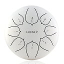 LUCASロゴ入り LUCAS ヒーリングドラム 専用ケース付き ドラム タングドラム 楽器 ルカス スティールタングドラム 楽譜 演奏 スチールタングドラム ...
