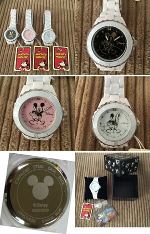 ハイブリッドセラミックミッキー時計 専用ケースとギャランティー付き レディース腕時計 腕時計 ミッキー時計 ミッキー腕時計 ミッキーウォッチ ミッキー 時計 ウォッチ ディズニー ミッキーマウス シリアルナンバー入り 日本限定 コレクション グッズ おすすめ 通販 人気