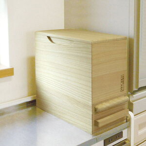 【直送品】【代引き不可】桐箪笥職人の桐の計量米びつ 米びつ 保存容器 桐箪笥 きりたんす 職人 国産 日本製 桐箱 桐 桐製 5kg 5kg用 米びつ おしゃれ 計量 お米 保存 湿気 虫 ガード グッズ おすすめ 通販 人気