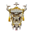 【代引き不可】長寿松 神輿 東洋彫刻 彫刻 民芸品 長寿松神輿 御神輿 お神輿 御輿 鳳凰 お祭 松 長寿 不老長寿 象徴 縁起物 樹木 置物 工芸品 祭り 祭...