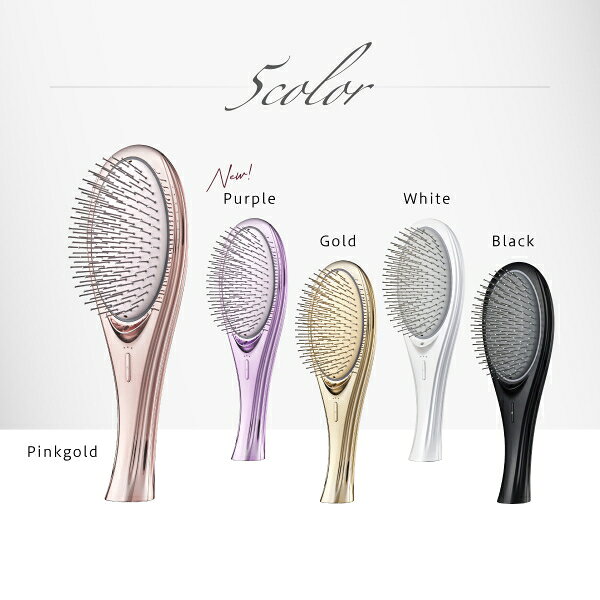 WAVEWAVE EMS Brush Air ブラッシュエアー ブラシ くし ヘアケア スタイリング ヘアブラシ 櫛 クシ クッションブラシ マイクロカレント マイナスイオン 頭皮ケア 頭皮 赤色LED ブラッシング 静電気 誕生日 プレゼント ギフト 贈り物 グッズ おすすめ 人気 dmpl-10008156 ディンプル サンプル画像2